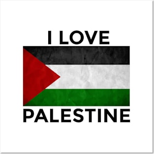 I LOVE PALESTINE Posters and Art